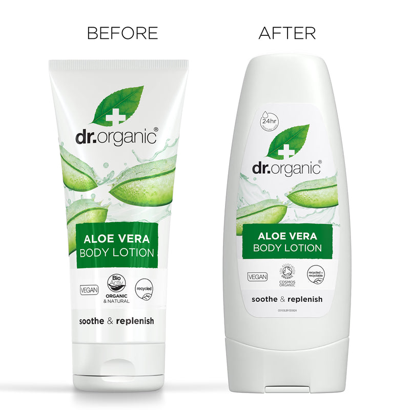 Dr Organic Aloe Vera Body Lotion 200ml, imported from the UK
