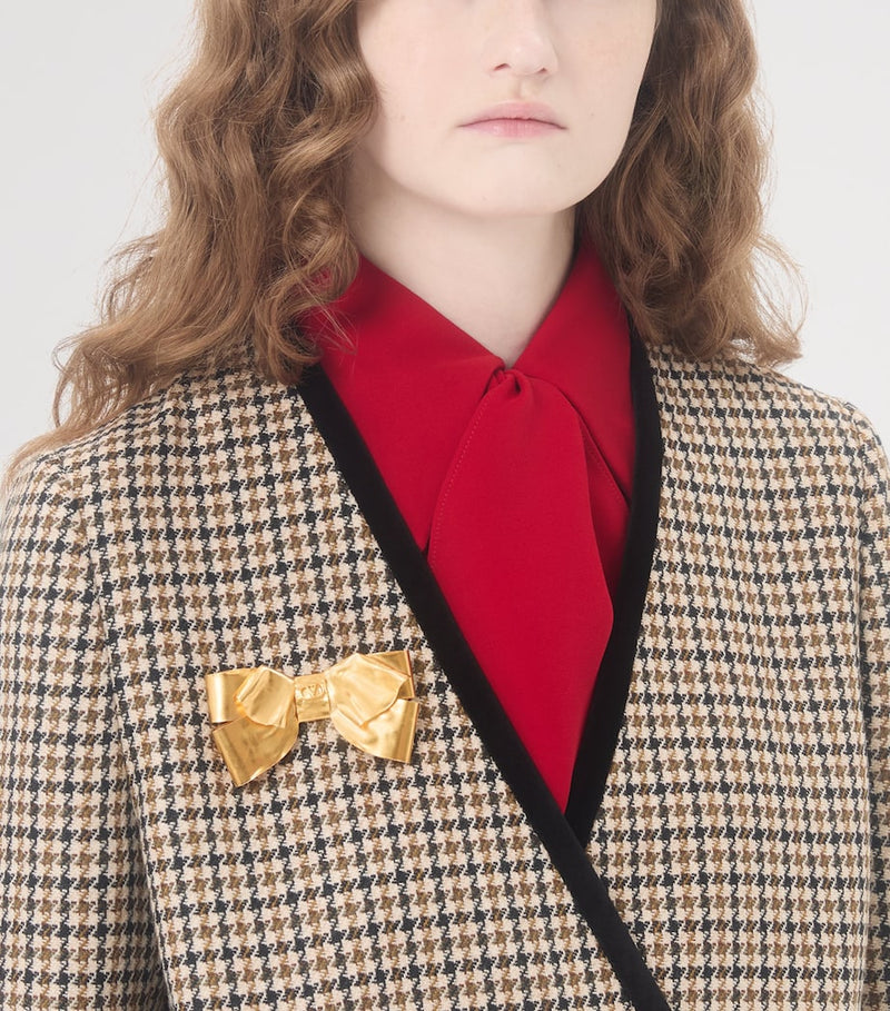 Valentino Garavani small Trop Chou bow brooch - British product