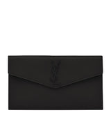 Harrods Saint Laurent Leather Uptown Clutch Bag- Buy online at McGrocer