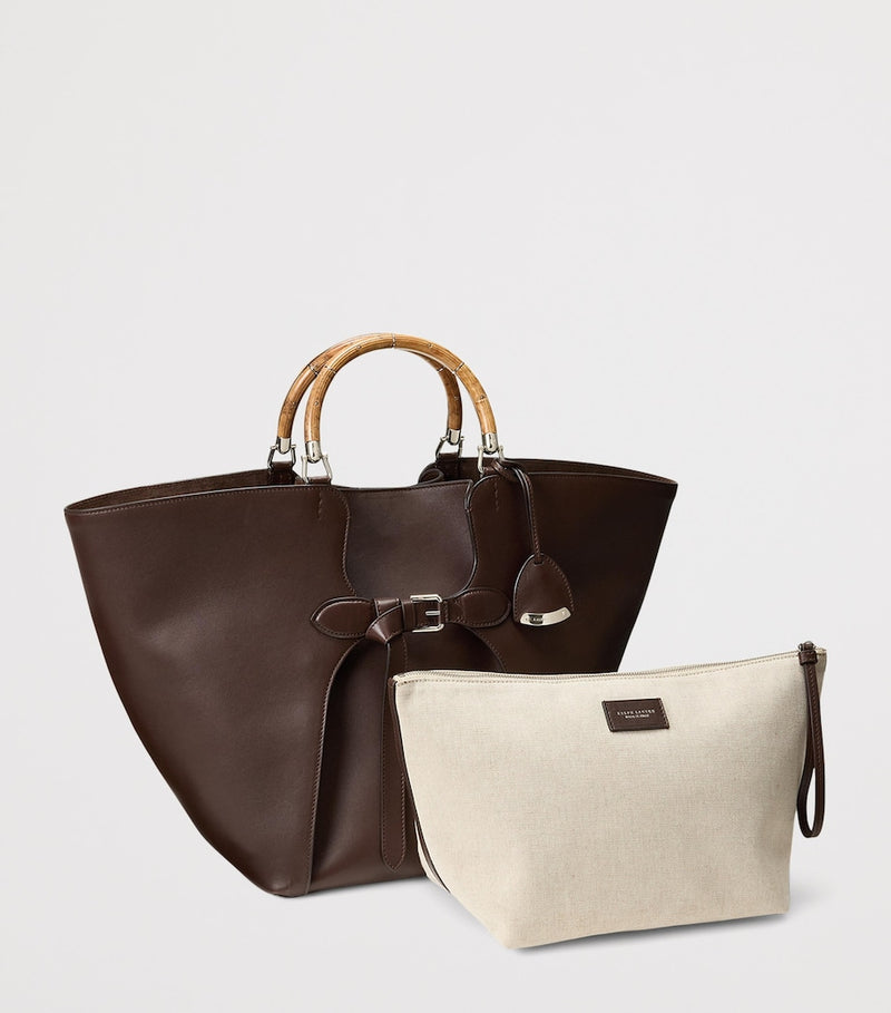 Ralph Lauren Collection leather tote bag, imported from the UK