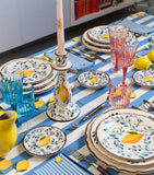 Les Ottomans ceramic candle holder Positano Lemons, UK version