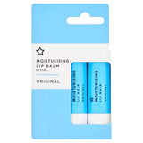 Superdrug Superdrug Moisturising Lip Balm Stick Twin Pack- Buy online at McGrocer