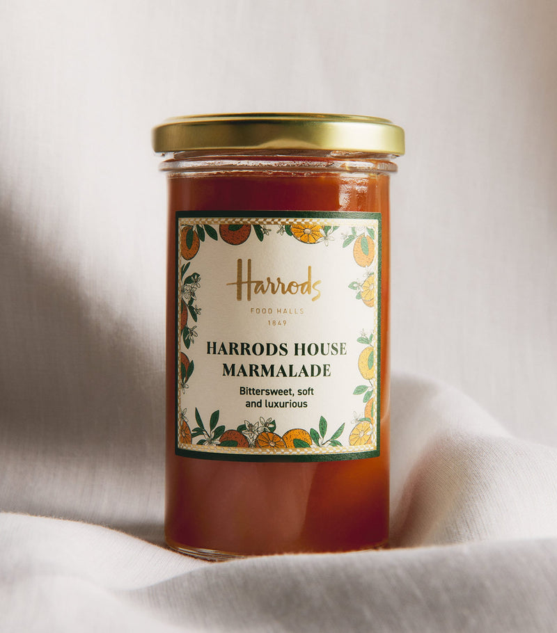 Harrods Food Hall Favourites Hamper wicker basket (British brand)