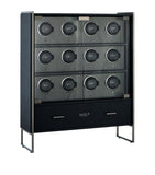 WOLF Axis 12-Piece watch winder cabinet, UK version