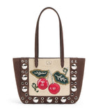Valentino Garavani mini suede Nellcôte tote bag, imported from the UK