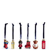 Harrods Harrods Mini London Tree Decorations (Set of 6)- Buy online at McGrocer