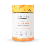 Holland & Barrett Jade & Joy Focus & Energy Nootropic Blend Mango & Passionfruit 150g- Buy online at McGrocer