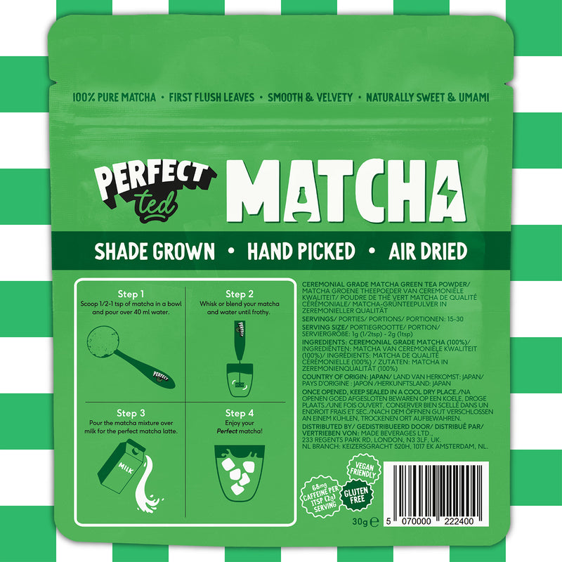 Ceremonial Grade Organic Matcha Green Tea Powder 30g