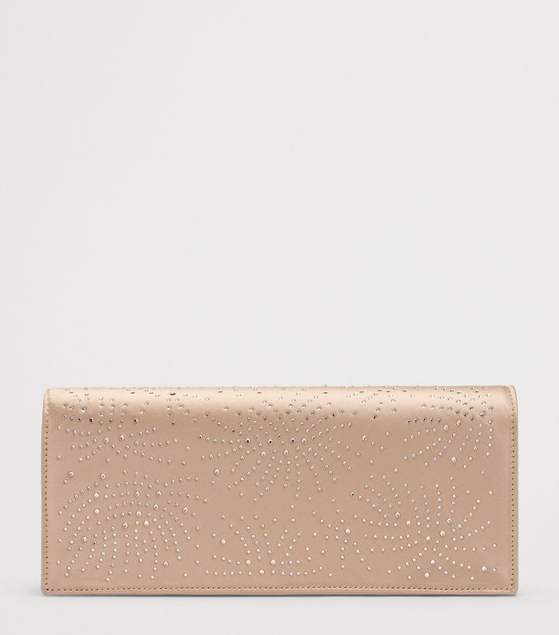 Malone Souliers embellished satin Vivien clutch bag, UK version