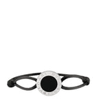 Bvlgari bracelet with sterling silver logo and fabric band - British product