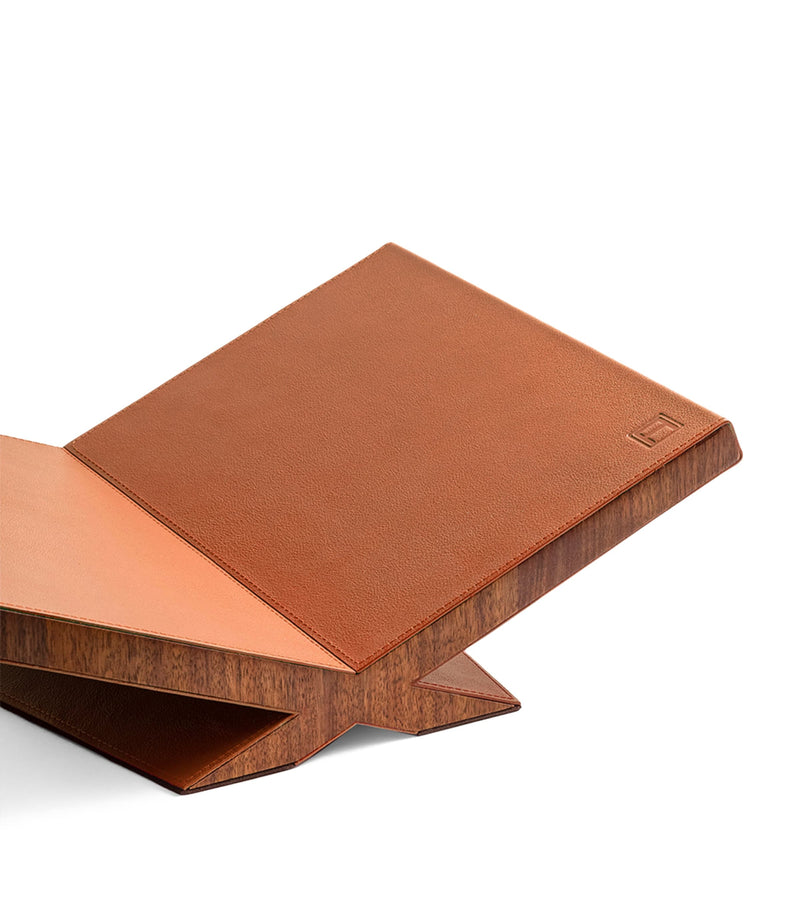 Assouline Walnut-Leather Culture Bookstand - British product