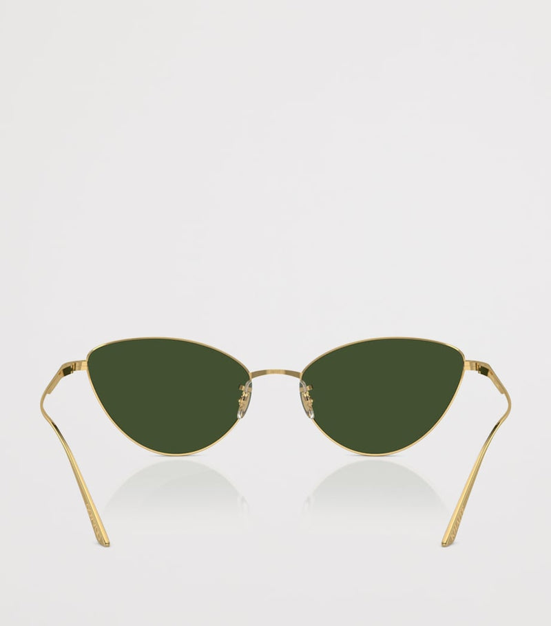 Oliver Peoples Khaite 1998C cat eye sunglasses, imported from the UK