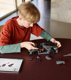 LEGO Technic Koenigsegg Jesko Absolut grey hypercar model, UK version