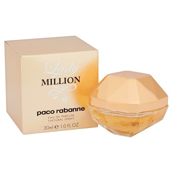 Rabanne Lady Million Eau De Parfum 30ml, imported from the UK