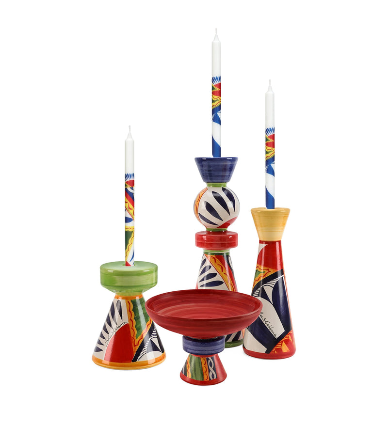 Dolce&Gabbana small ceramic candle holder 15cm diameter - British product