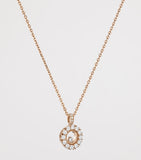Chopard rose gold and diamond pendant necklace - British product