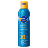 Superdrug NIVEA SUN Cooling Sun Cream Mist SPF30 Adult's Sun Cream 200ml- Buy online at McGrocer