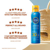 NIVEA sun cream mist SPF30 Protect Refresh 200ml, imported from the UK