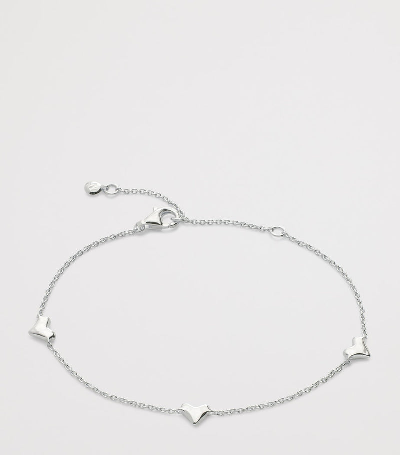 Monica Vinader heart station chain bracelet - British product