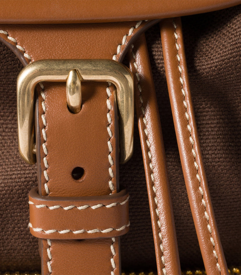 Miu Miu leather canvas backpack 29.5cm - British product
