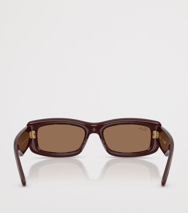 Ray-Ban Kiliane Puffer rectangle sunglasses, imported from the UK