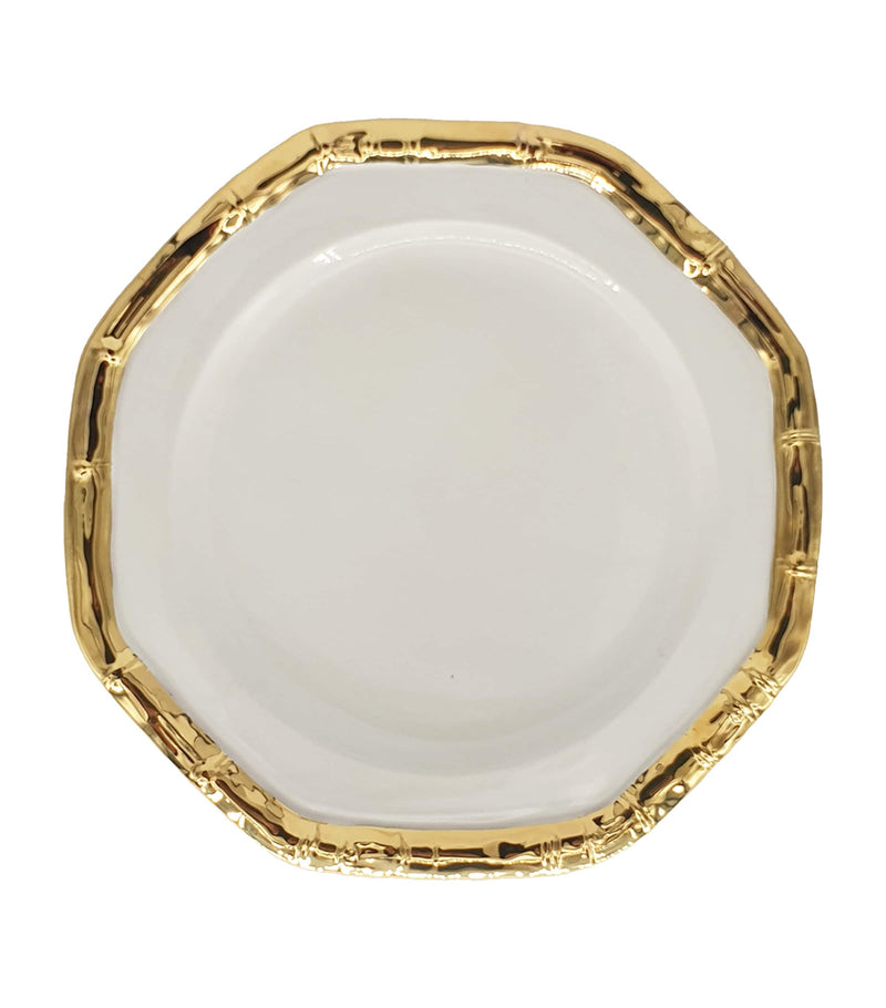Les Ottomans ceramic bamboo salad plate 21cm, UK version