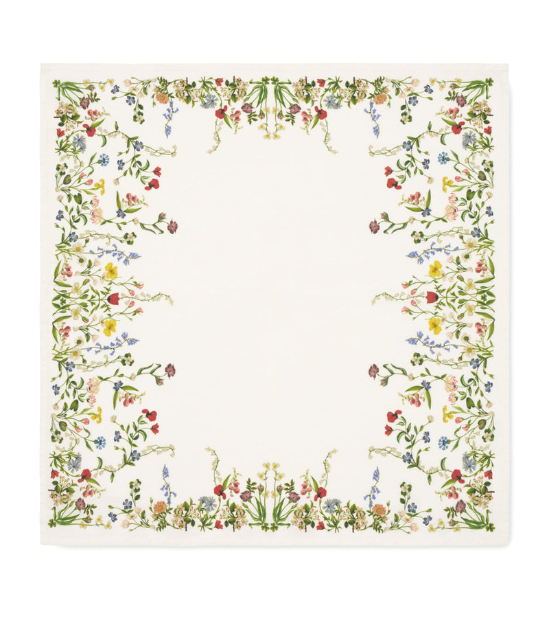 Summerill & Bishop linen botanical wildflower napkin 50cm x 50cm (British brand)