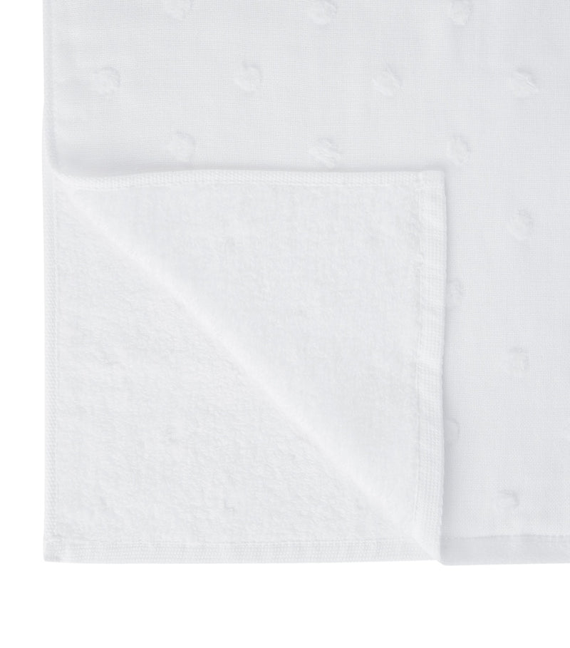 Uchino Zero Twist Gauze Dots bath towel 70cm x 140cm (British brand)