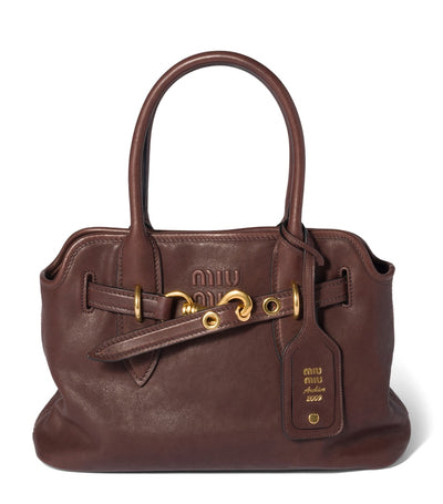 Harrods Miu Miu Aventure Top-Handle Bag- Buy online at McGrocer