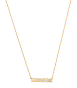 Harrods Jennifer Meyer Yellow Gold and Diamond Mama Necklace- Buy online at McGrocer