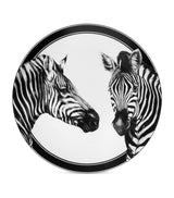 Harrods Dolce&Gabbana Casa Set of Two Zebra Dinner Plates (26cm)- Buy online at McGrocer
