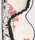 Olivia von Halle silk floral sleep mask, imported from the UK