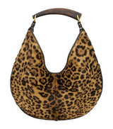Harrods Saint Laurent Medium Leopard Print Mombasa Shoulder Bag- Buy online at McGrocer