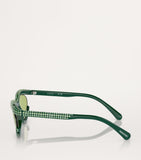 Swarovski Oval SK6006 sunglasses pavé crystals - British product