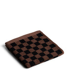 BAINA Check Quill facecloth 30cm organic cotton (British brand)