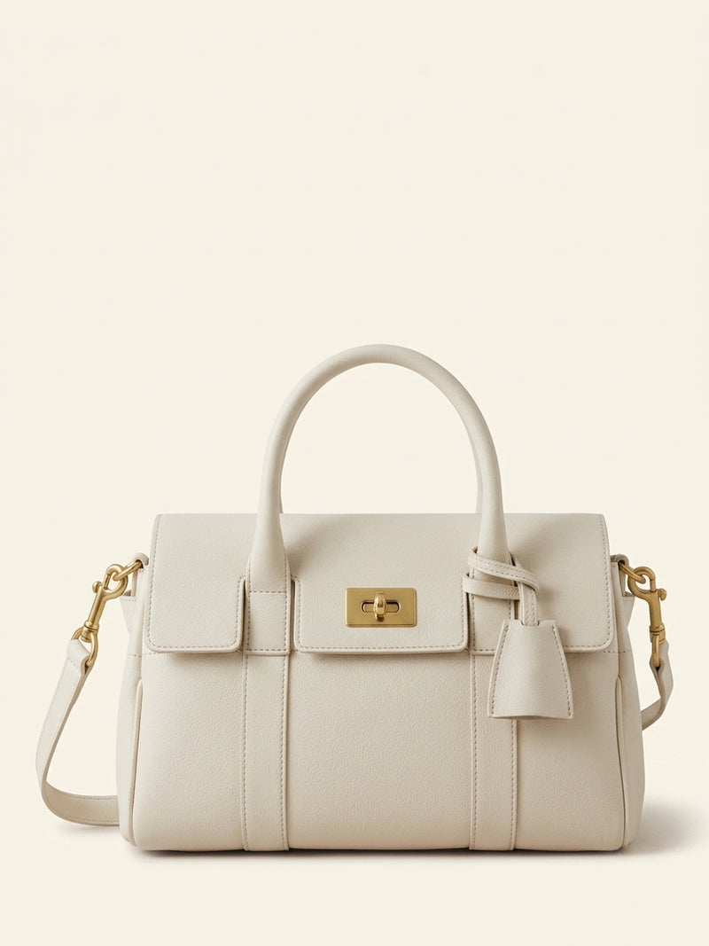 Mulberry Bayswater leather satchel in Oak, UK version