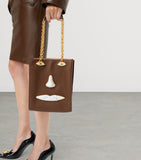 Schiaparelli leather face top-handle bag - British product