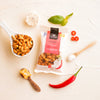 Organic chili-garlic cashew nuts 8x120g (British brand)