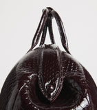 Alaïa small snakeskin top-handle purse, Italian luxury - British product