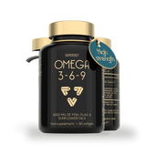 Holland & Barrett SuperSelf Omega 3-6-9 3000mg Essential Fatty Acids Supplement 90 Softgels- Buy online at McGrocer