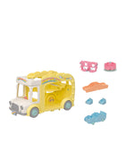 Sylvanian Families rainbow fun nursery bus playset with transforming play area (British brand)