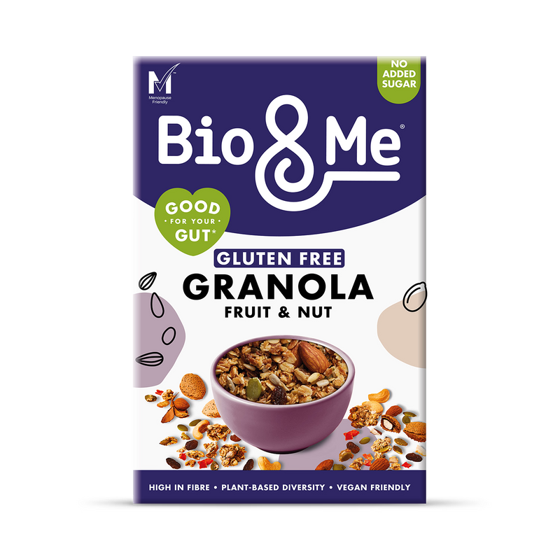 Bio & Me Fruit & Nut Gut-Loving Granola 350g (British brand)