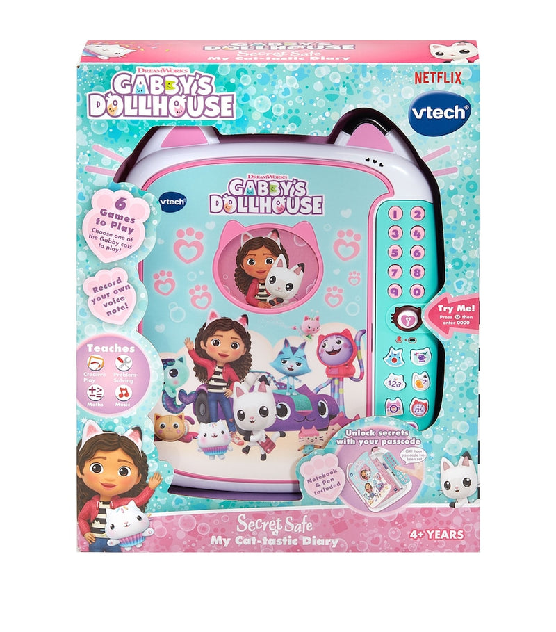 VTech Gabby's Dollhouse Cat-Tastic Diary interactive learning toy (British brand)