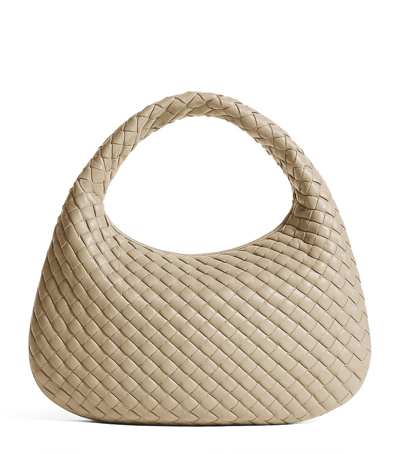 Bottega Veneta small leather top-handle bag, imported from the UK