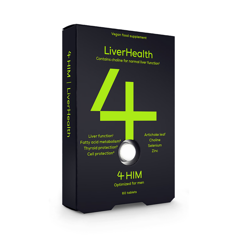4Him Liverhealth vegan liver tablets 60 - British product