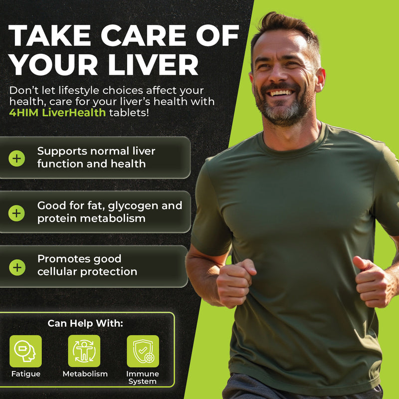 4Him Liverhealth vegan liver tablets 60 - British product