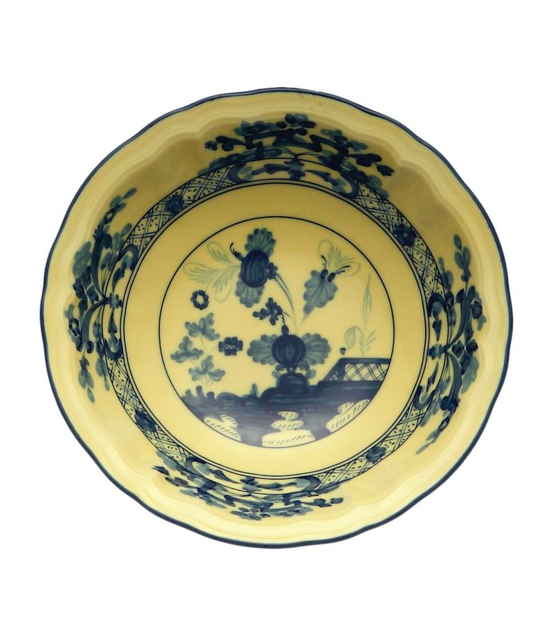 Ginori 1735 Oriente Italiano Citrino fruit bowl 14.5cm - British product