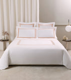 Frette Cotton Breeze border king sheet set (British brand)
