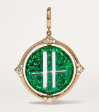 Annoushka Harrods spinning charm yellow gold tsavorite diamond (British brand)