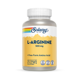Holland & Barrett Solaray L-Arginine 500 mg Amino Acid Supplement, 100 Vegan Capsules- Buy online at McGrocer